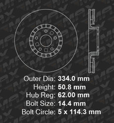 Front Brake Rotors