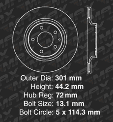 Rear Brake Rotors