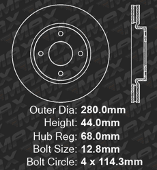 Front Brake Rotors