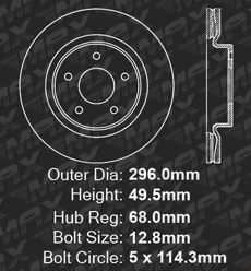 Front Brake Rotors