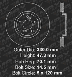 Front Brake Rotors