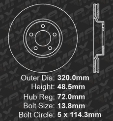 Front Brake Rotors