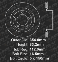 Front Brake Rotors