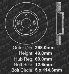 Front Brake Rotors