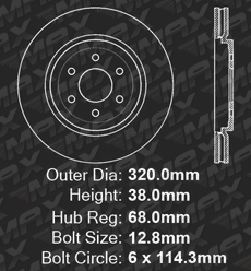 Front Brake Rotors