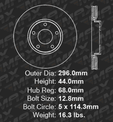 Front Brake Rotors