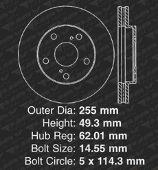 Front Brake Rotors