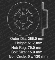 Front Brake Rotors