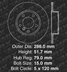 Front Brake Rotors