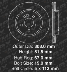 Front Brake Rotors