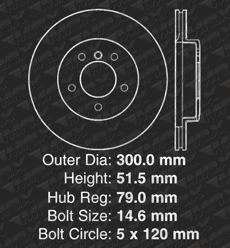 Front Brake Rotors