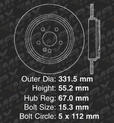 Rear Brake Rotors