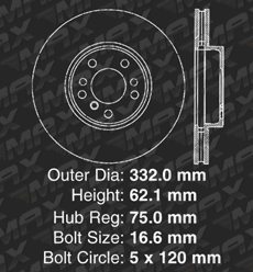 Front Brake Rotors