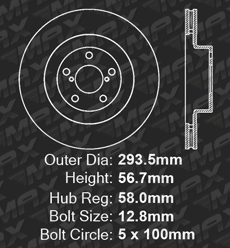 Front Brake Rotors