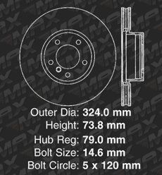 Front Brake Rotors