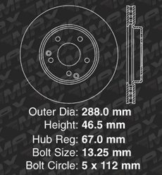 Front Brake Rotors