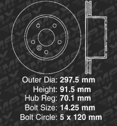 See Desc. 1999 Land Rover Discovery OE Replacement Rotors w//Ceramic Pads F+R