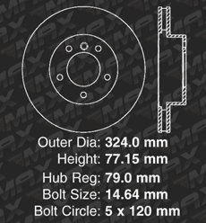 Front Brake Rotors