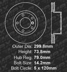 Front Brake Rotors