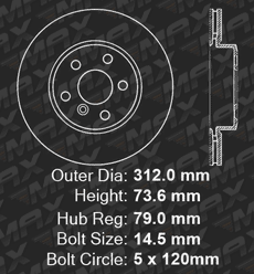 Front Brake Rotors