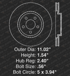 Front Brake Rotors