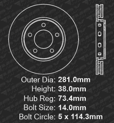 Front Brake Rotors