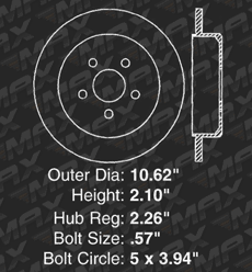 Rear Brake Rotors