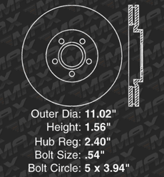 Front Brake Rotors