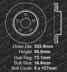 Front Brake Rotors