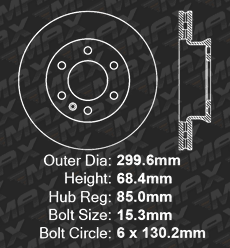 Rotors w//Ceramic Pads OE Brakes Front 2007 2008 2009 Sprinter 3500
