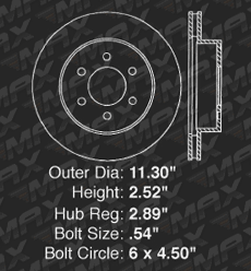 Front Brake Rotors