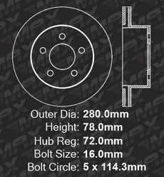 Front Brake Rotors