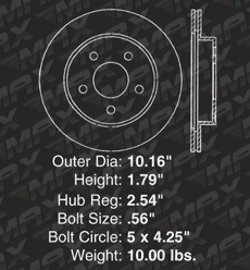 Rear Brake Rotors