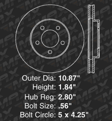 Front Brake Rotors