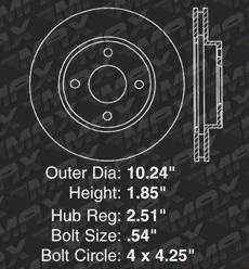 Front Brake Rotors
