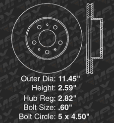 Front Brake Rotors