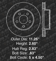Front Brake Rotors