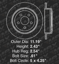Rear Brake Rotors