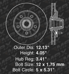 Front Brake Rotors