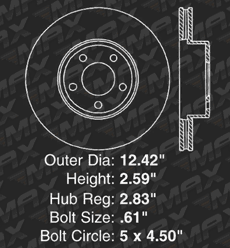 Front Brake Rotors