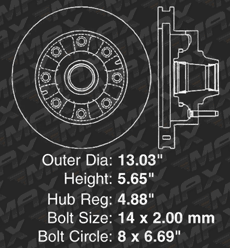 Front Brake Rotors