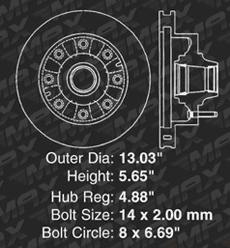 Front Brake Rotors