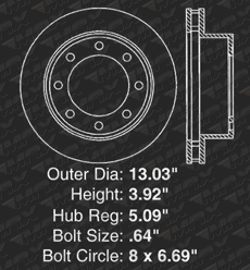 Front Brake Rotors