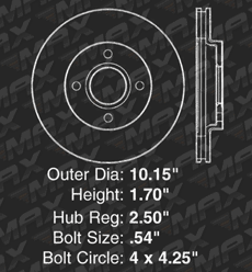 Front Brake Rotors