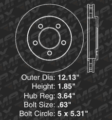 Front Brake Rotors