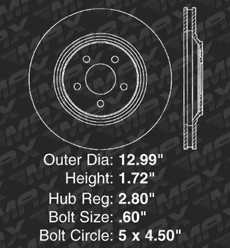 Front Brake Rotors