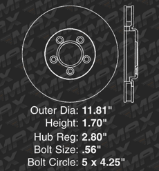 Front Brake Rotors