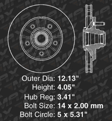 Front Brake Rotors