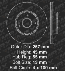 Front Brake Rotors