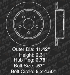 Rear Brake Rotors